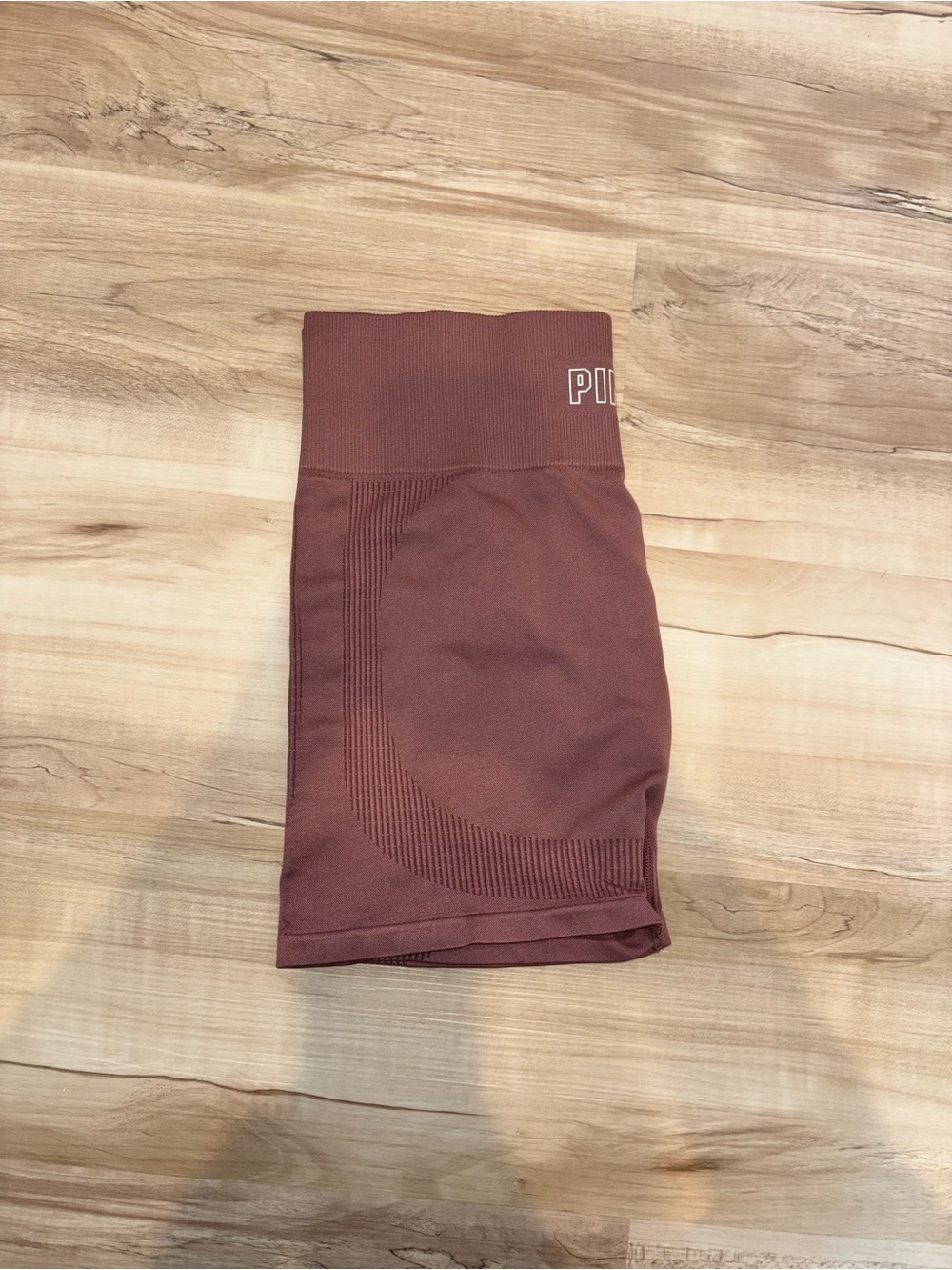 PINK Victoria's Secret Seamless High-Waist Bike Shorts in Maroon
